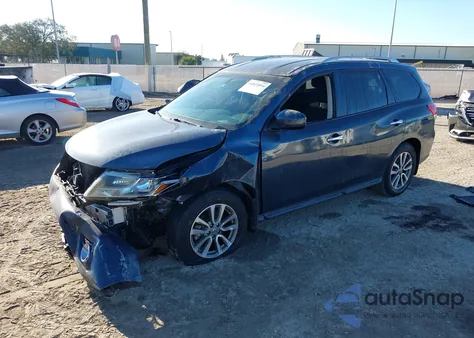 2016 Nissan Pathfinder Sv from USA, damaged, VIN 5N1AR2MNXGC634397